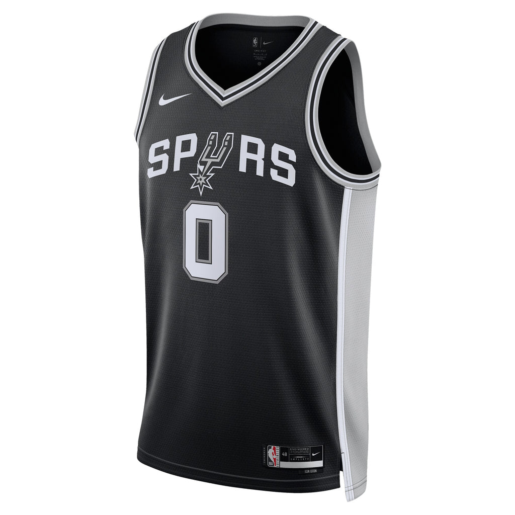 San Antonio Spurs NBA Nike Icon Jersey - Keldon Johnson - Unisex
