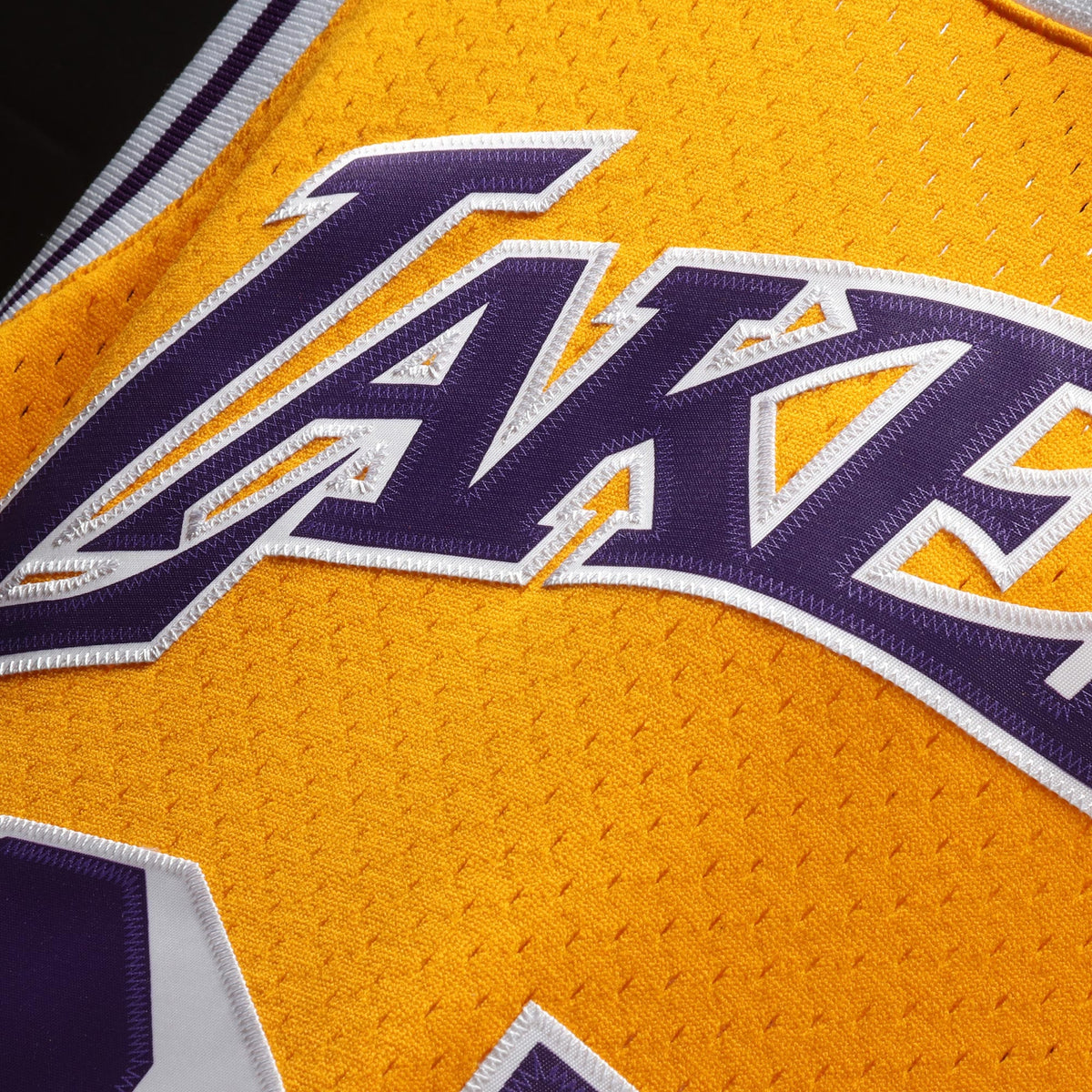 Los Angeles Lakers NBA Men's Mitchell & Ness Magic Johnson Gold 1984-85 Hardwood Classics Swingman Jersey
