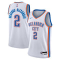 Oklahoma City Thunder NBA Nike Association Edition Swingman Jersey - White - Shai Gilgeous-Alexander - Youth