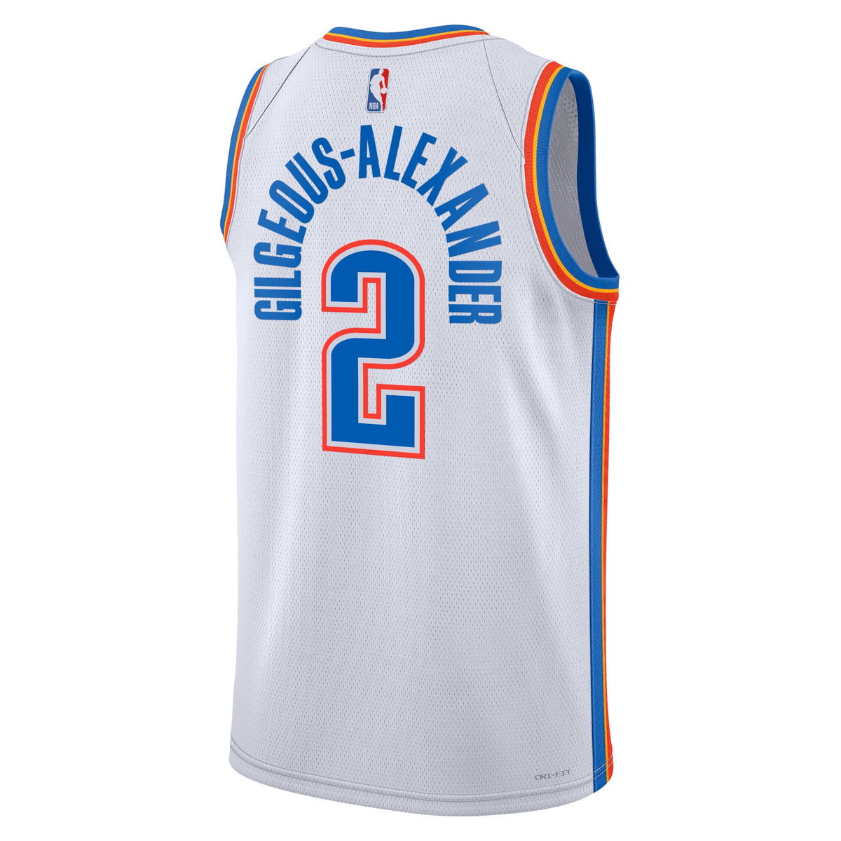 Oklahoma City Thunder NBA Nike Association Edition Swingman Jersey - White - Shai Gilgeous-Alexander - Unisex