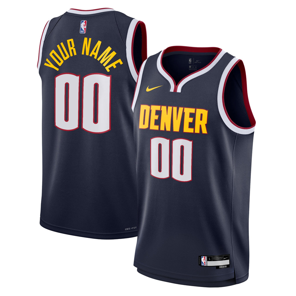 Denver Nuggets NBA Nike Icon Swingman Jersey - Custom - Youth