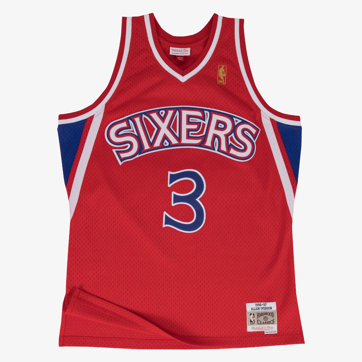 Philadelphia 76ers NBA Mitchell & Ness Swingman Jersey Road Allen Iverson 1996-97