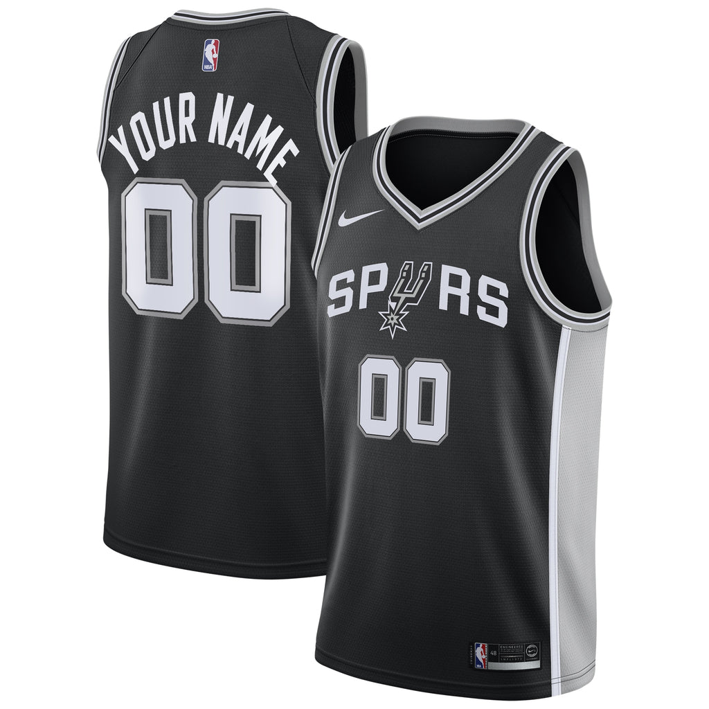 San Antonio Spurs NBA Nike Icon Swingman Jersey - Custom - Youth