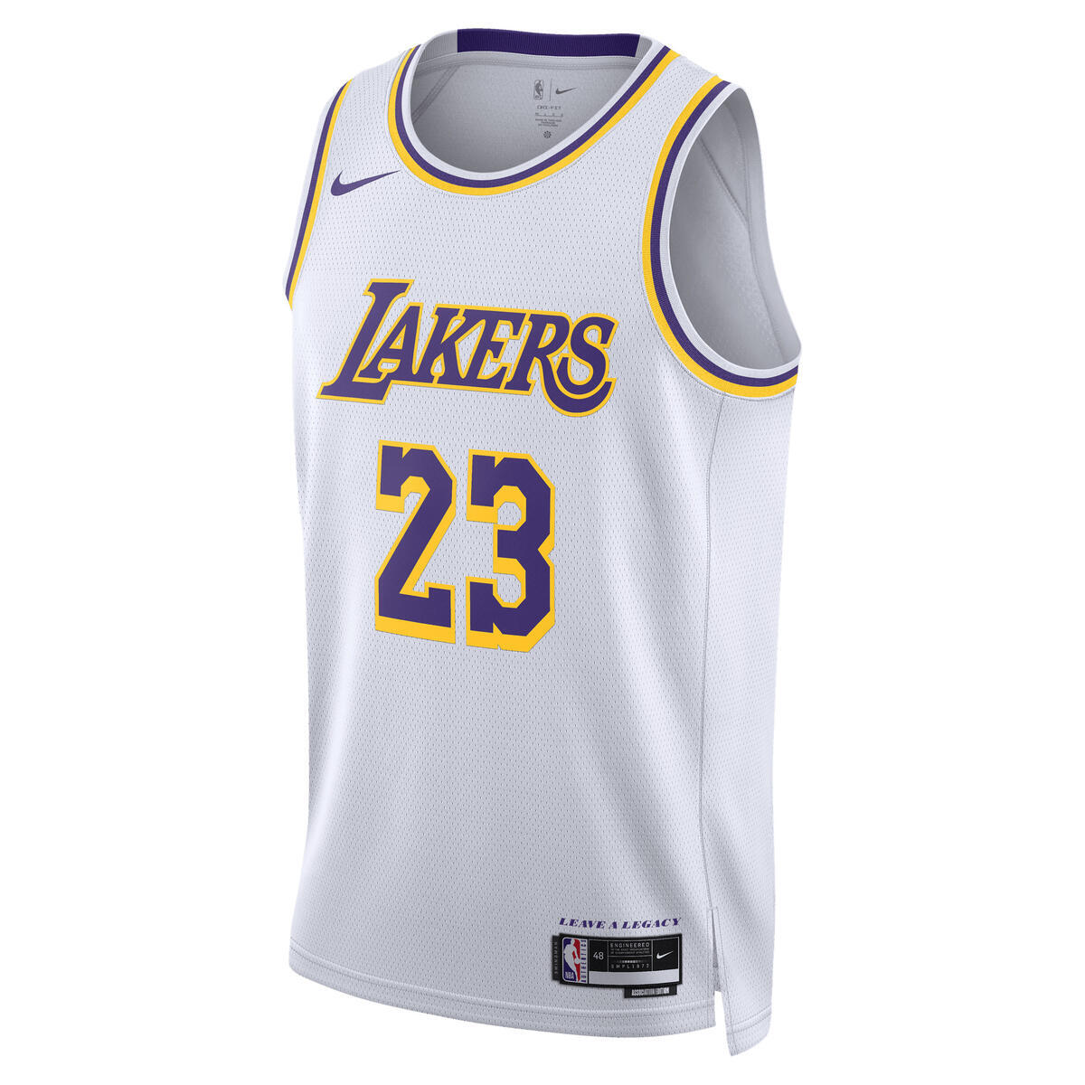 Los Angeles Lakers NBA Nike Association Swingman Jersey - LeBron James - Unisex