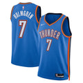 Oklahoma City Thunder NBA Nike Icon Edition Swingman Jersey - Blue - Chet Holmgren - Unisex