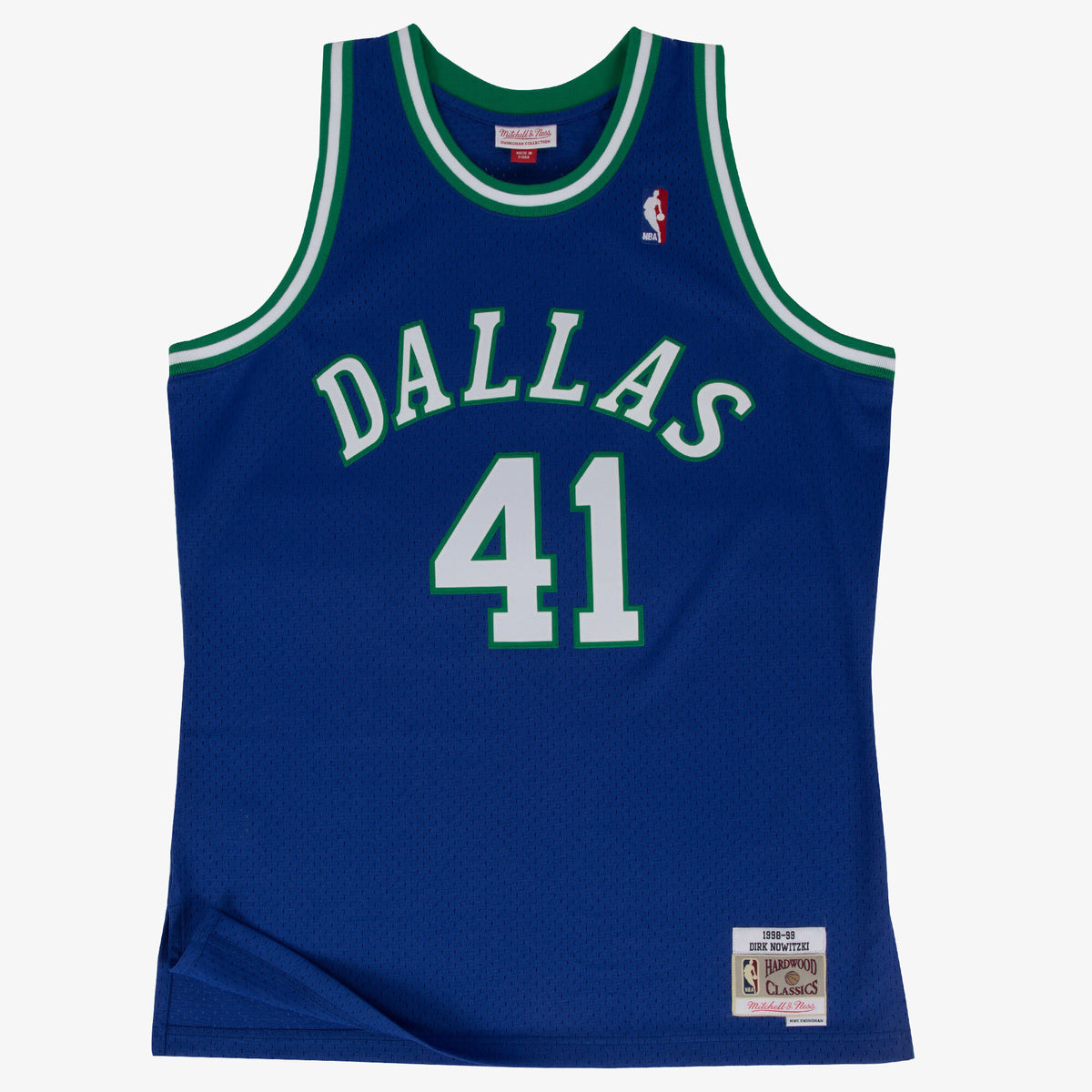 Dallas Mavericks NBA Mitchell & Ness Swingman Jersey Road Dirk Nowitzki 1998-99