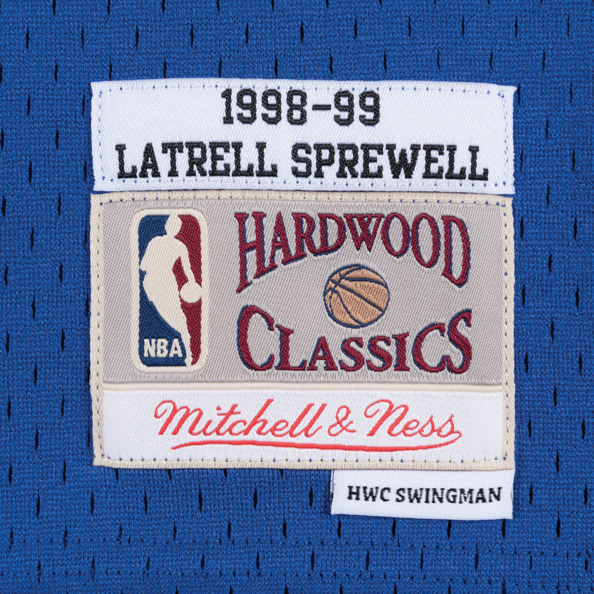 New York Knicks NBA Mitchell & Ness Swingman Jersey Road Latrell Sprewell 1998-99
