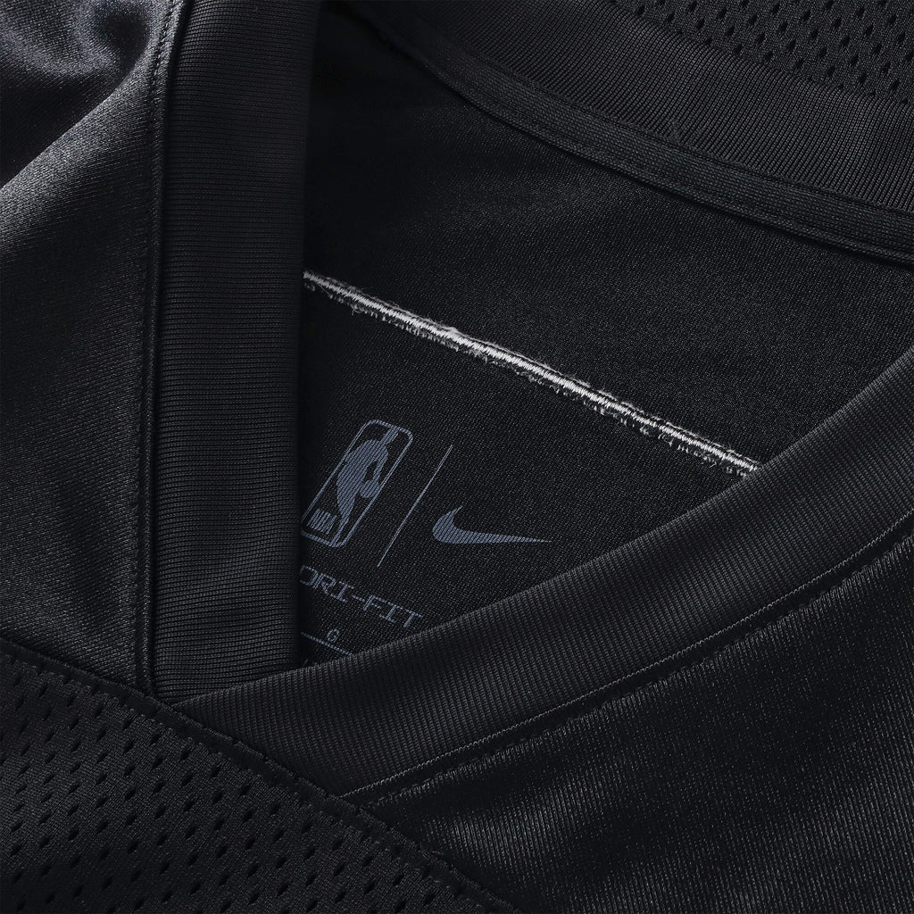Boston Celtics NBA Nike Courtside Football Jersey - Black - Men's