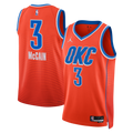 Oklahoma City Thunder NBA Jordan Brand Statement Edition Swingman Jersey - Orange - Jared McCain - Unisex