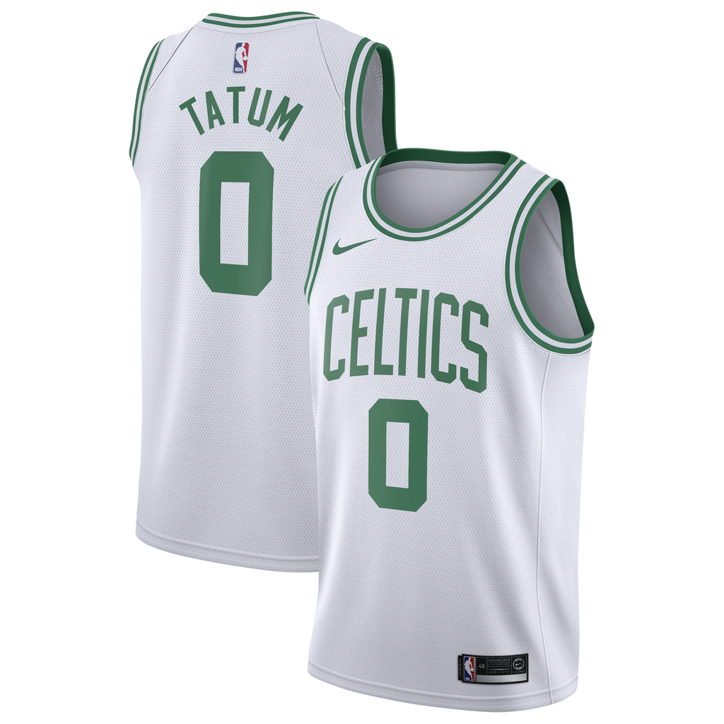 Boston Celtics NBA Nike Association Edition Swingman Jersey - White - Jayson Tatum - Youth