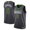Minnesota Timberwolves NBA Jordan Statement Edition Swingman Jersey - Gray - Anthony Edwards - Unisex