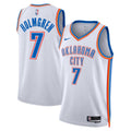 Oklahoma City Thunder NBA Nike Association Edition Swingman Jersey - White - Chet Holmgren - Unisex