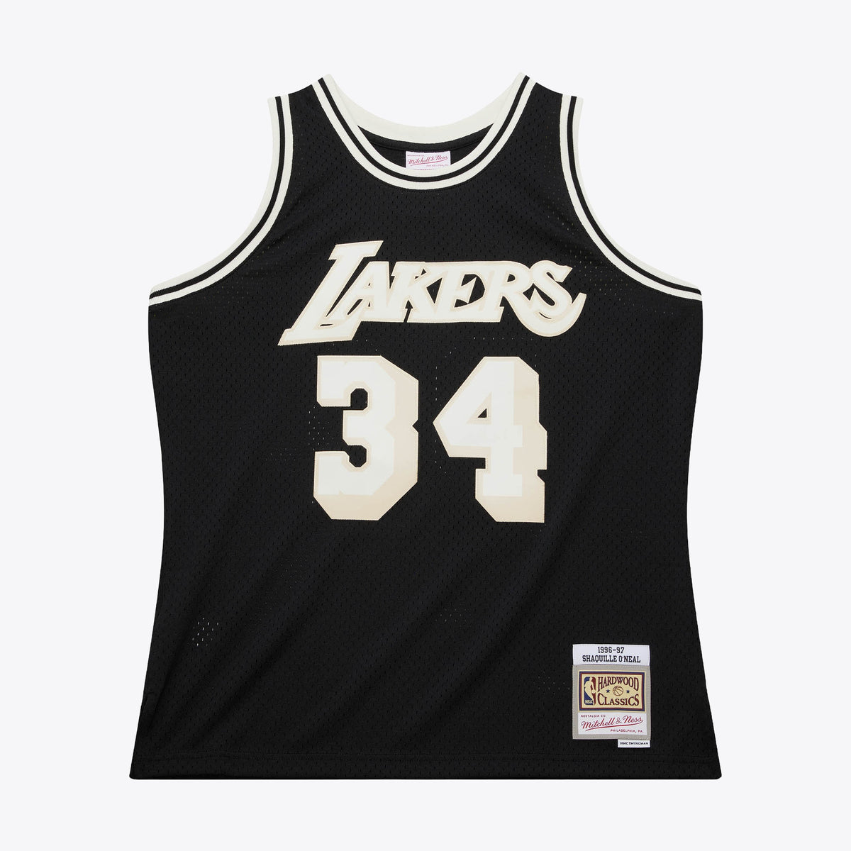 Los Angeles Lakers NBA Mitchell & Ness Off Court Swingman Jersey Shaquille O'Neal 1996