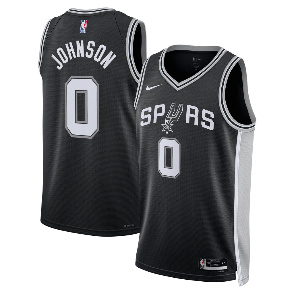 San Antonio Spurs NBA Nike Icon Jersey - Keldon Johnson - Unisex