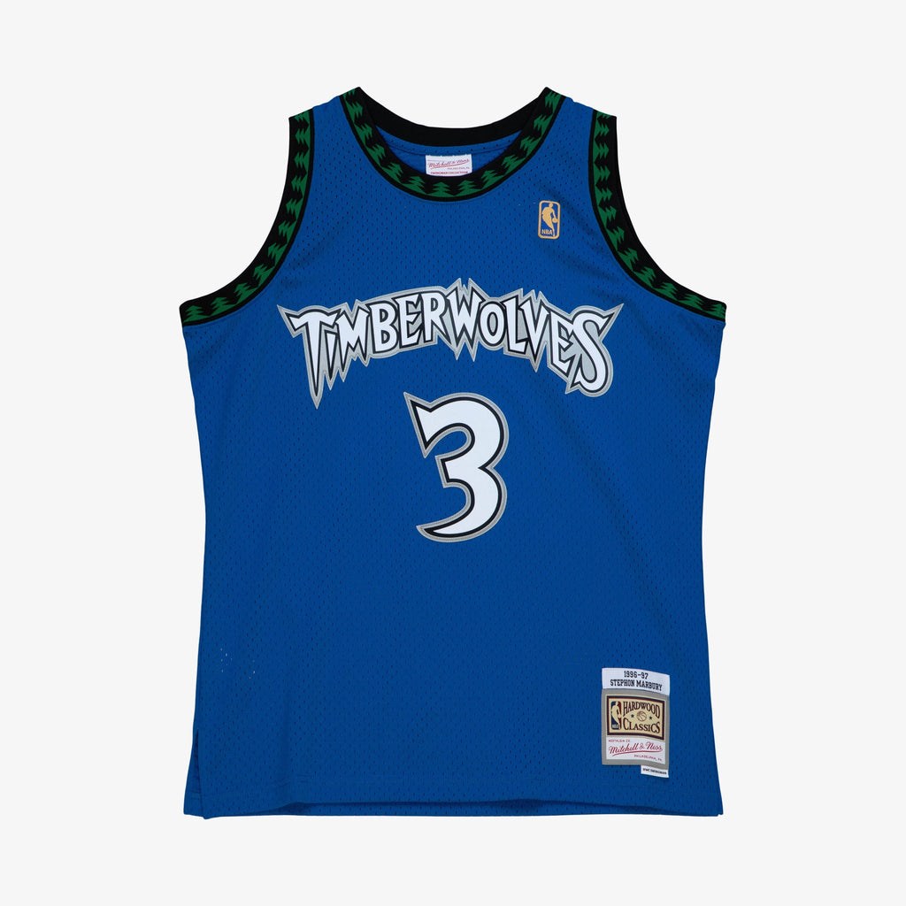 Minnesota Timberwolves NBA Stephon Marbury Mitchell & Ness Alternate Swingman Jersey - Men's