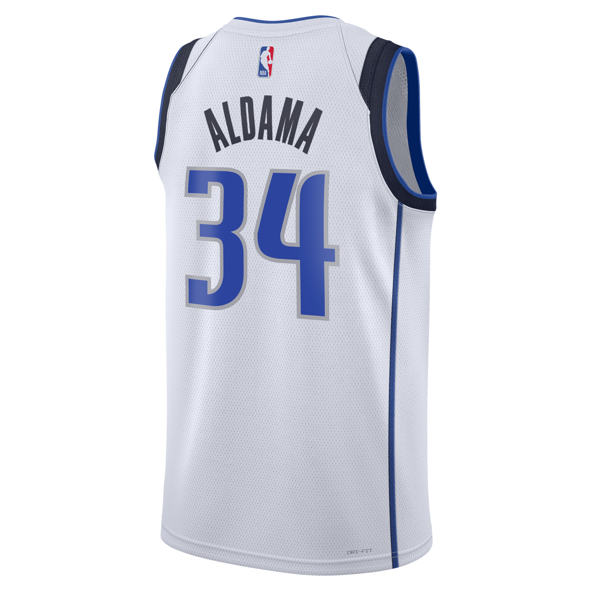 Dallas Mavericks NBA Nike Association Edition Swingman Jersey - White - Santi Aldama - Unisex