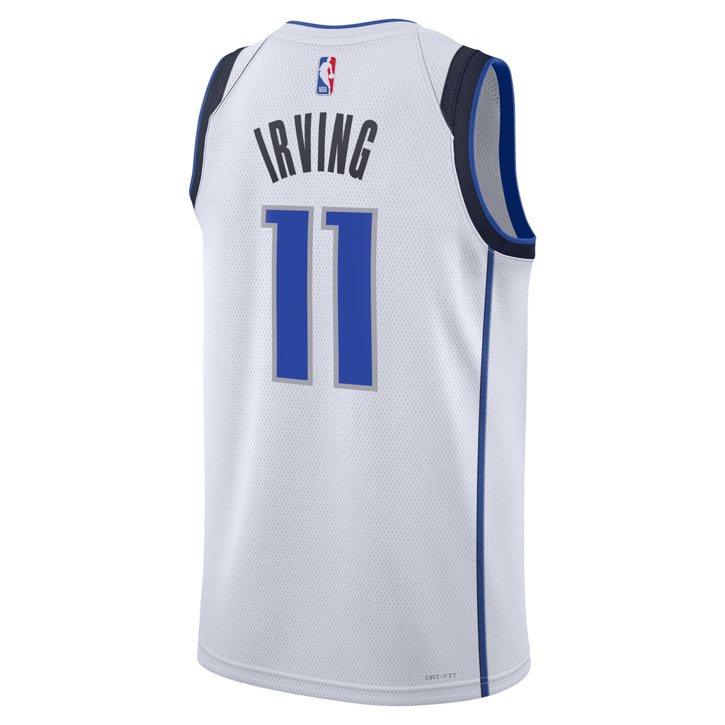 Dallas Mavericks NBA Nike Association Edition Swingman Jersey - White - Kyrie Irving - Unisex