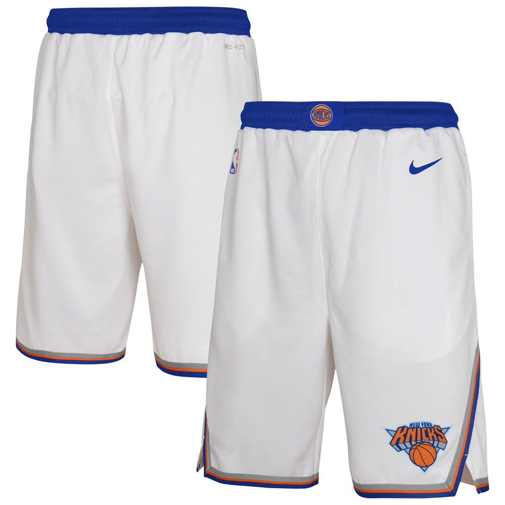 New York Knicks NBA Nike Association Swingman Short - Youth Basketball Jersey