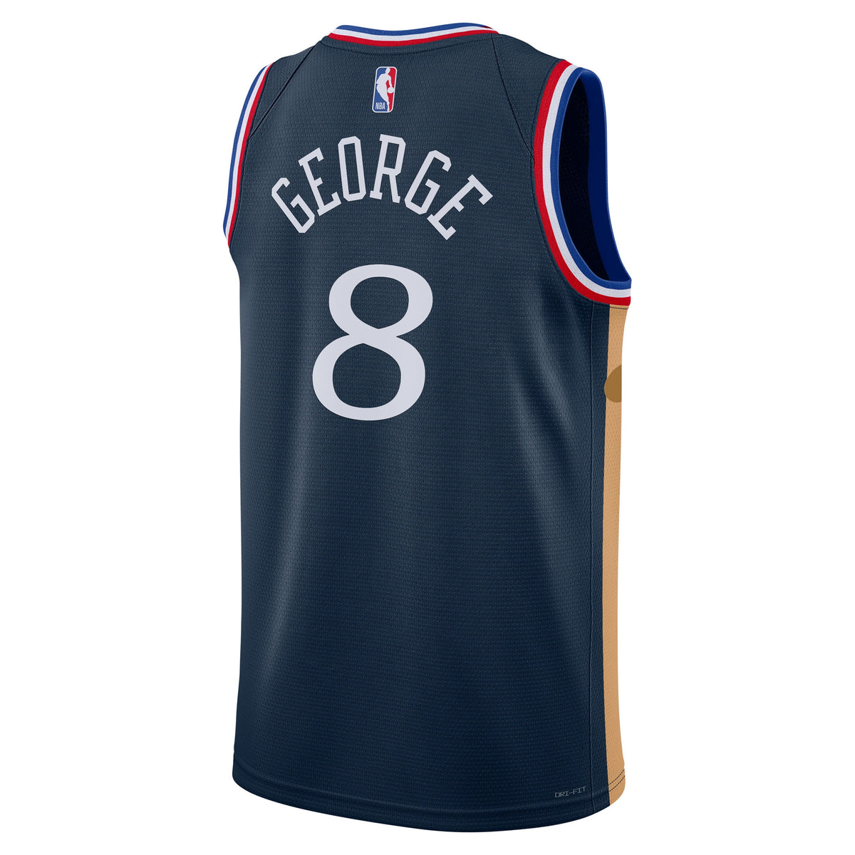 Philadelphia 76ers NBA Nike 2025/26 City Edition Swingman Jersey - Navy - Paul George - Unisex