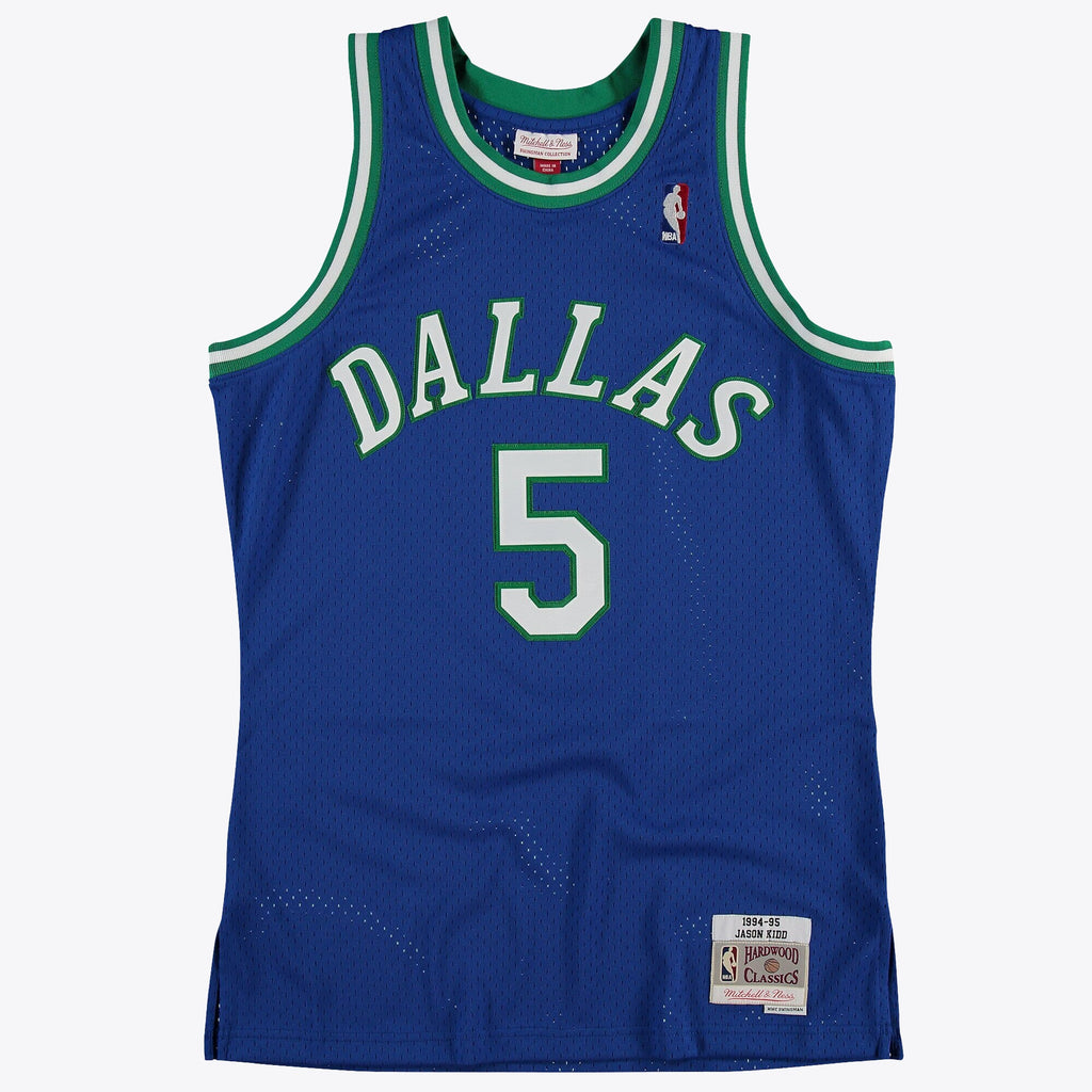 Dallas Mavericks NBA Jason Kidd 1997 Hardwood Classics Road Swingman Jersey By Mitchell & Ness - Royal - Men's