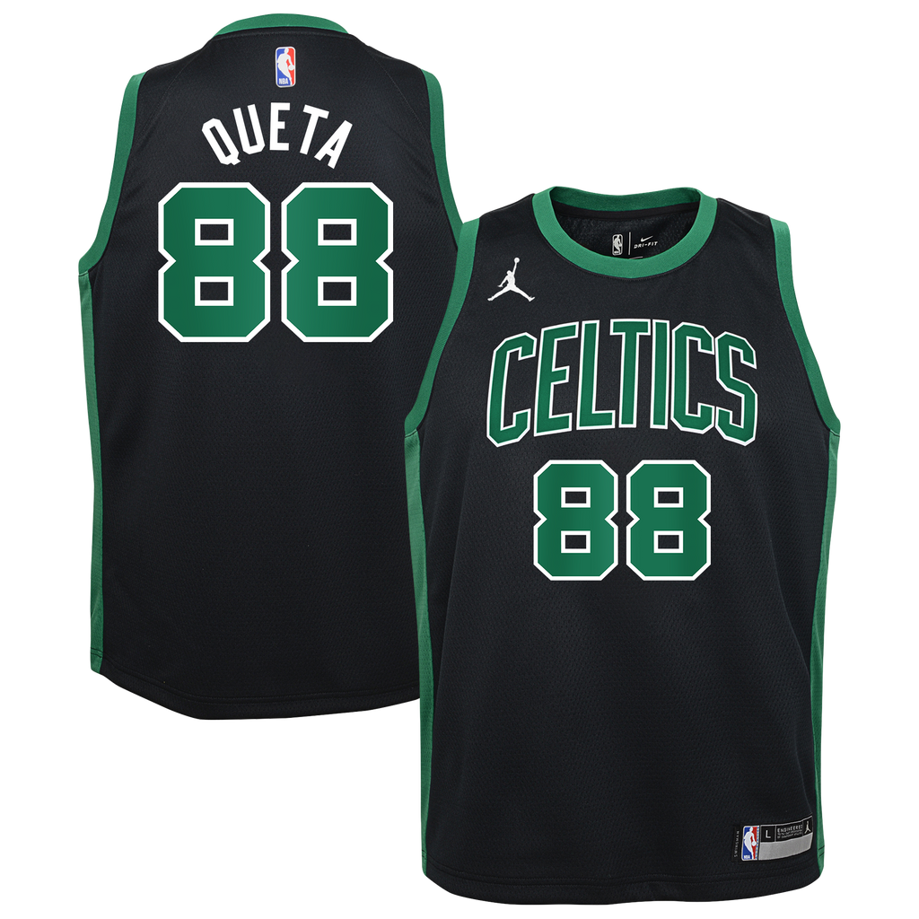 Boston Celtics NBA Jordan Brand Statement Edition Swingman Jersey - Black - Neemias Queta - Youth