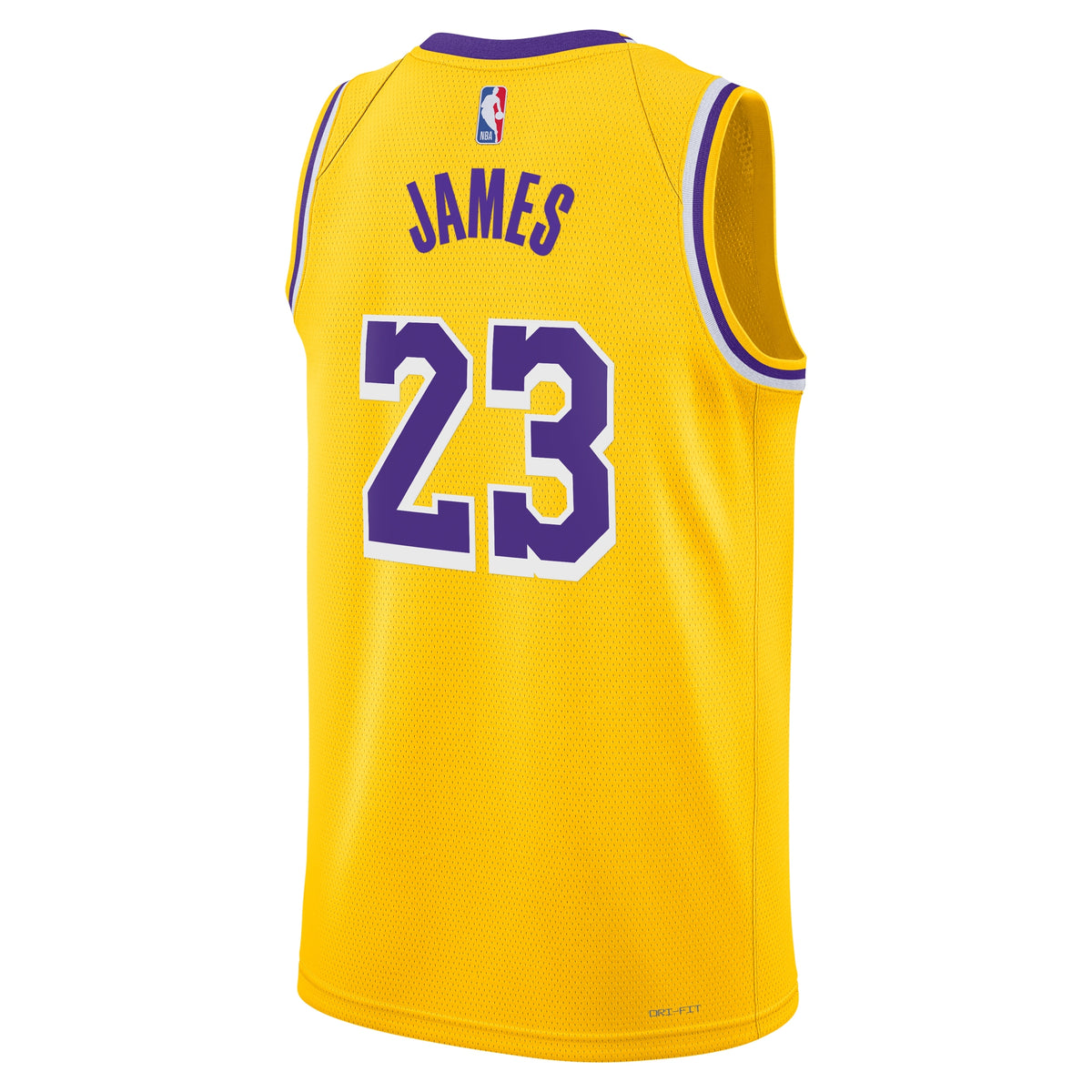 Los Angeles Lakers NBA Nike Icon Swingman Jersey - Gold - LeBron James - Youth