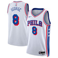 Philadelphia 76ers NBA Nike Association Edition Swingman Jersey - White - Paul George - Unisex