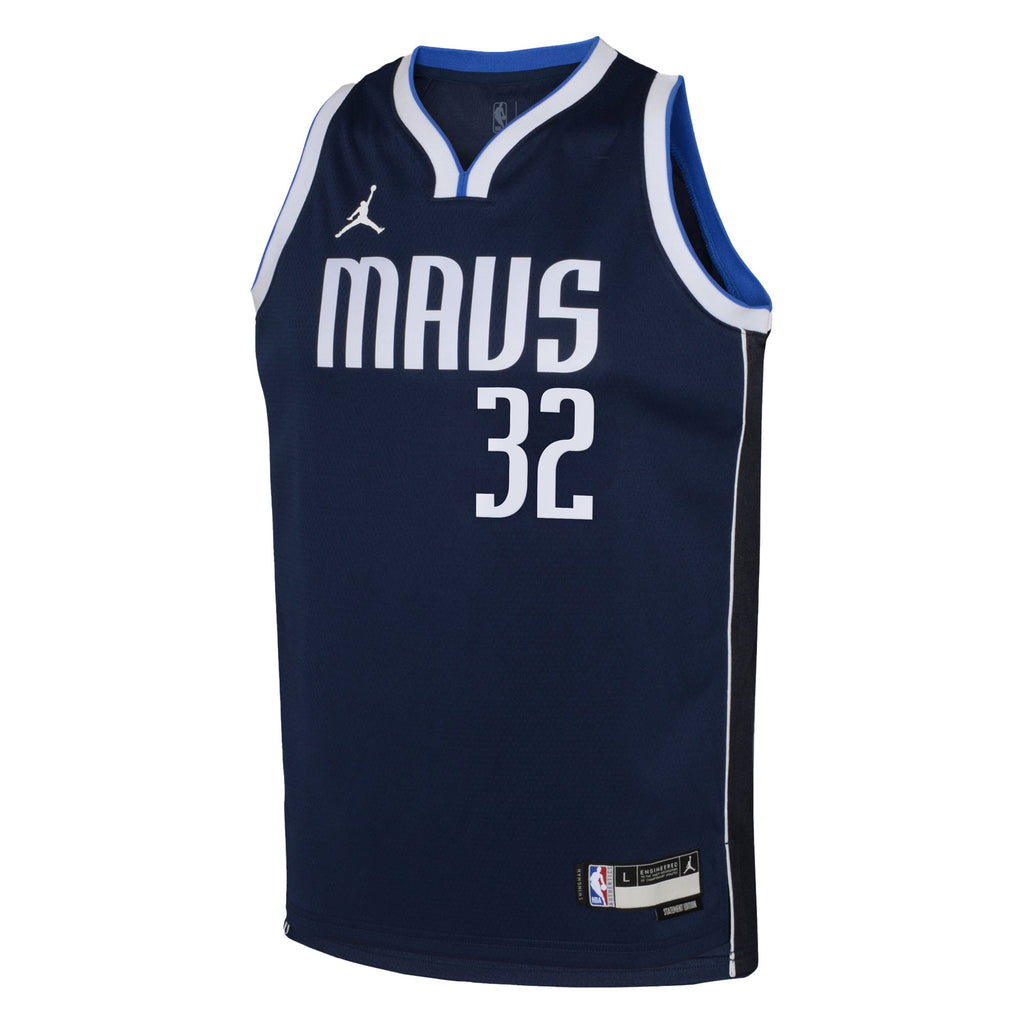 Dallas Mavericks NBA Jordan Brand Statement Edition Swingman Jersey 2025 First Round Draft Pick - Navy - Cooper Flagg - Youth