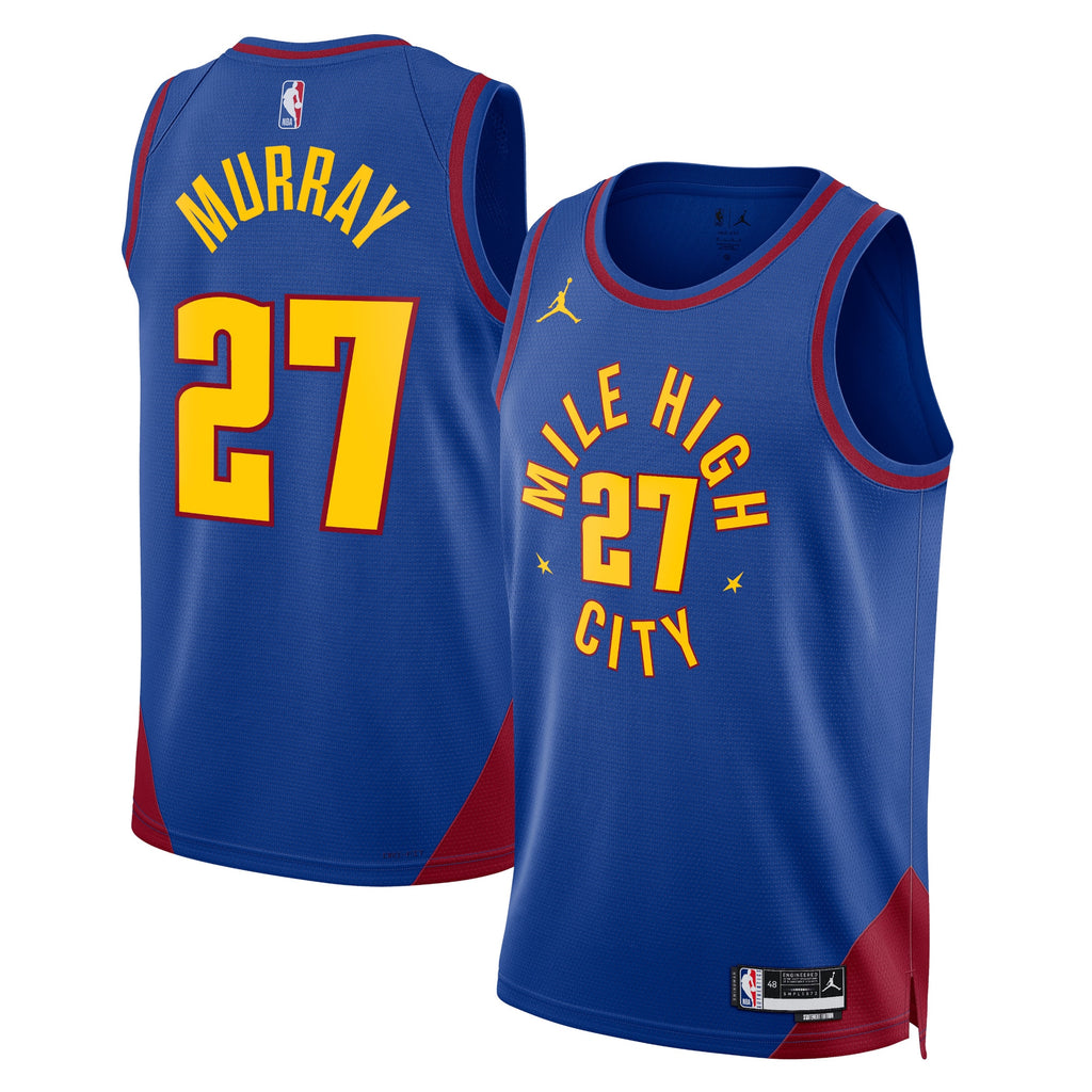 Denver Nuggets NBA Jordan Statement Edition Swingman Jersey - Blue - Jamal Murray - Unisex