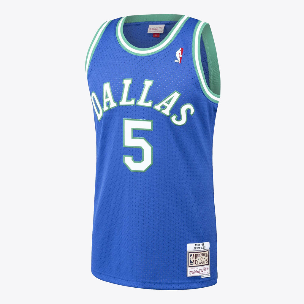 Dallas Mavericks NBA Hardwood Classics Road Jersey By Mitchell & Ness - Men's - Jason Kidd