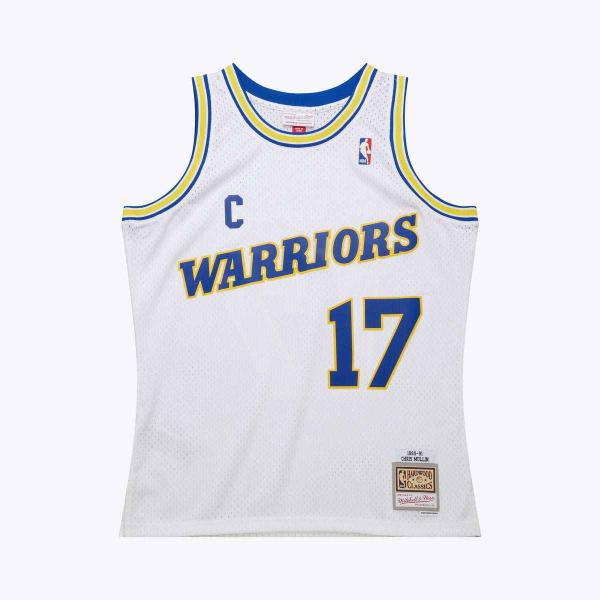Golden State Warriors NBA Mitchell & Ness Swingman Jersey 1990 Chris Mullin