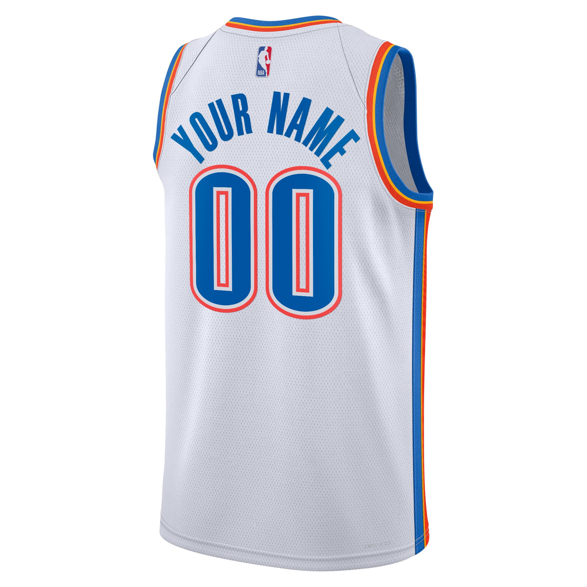 Oklahoma City Thunder NBA Nike Association Swingman Jersey - Custom - Youth