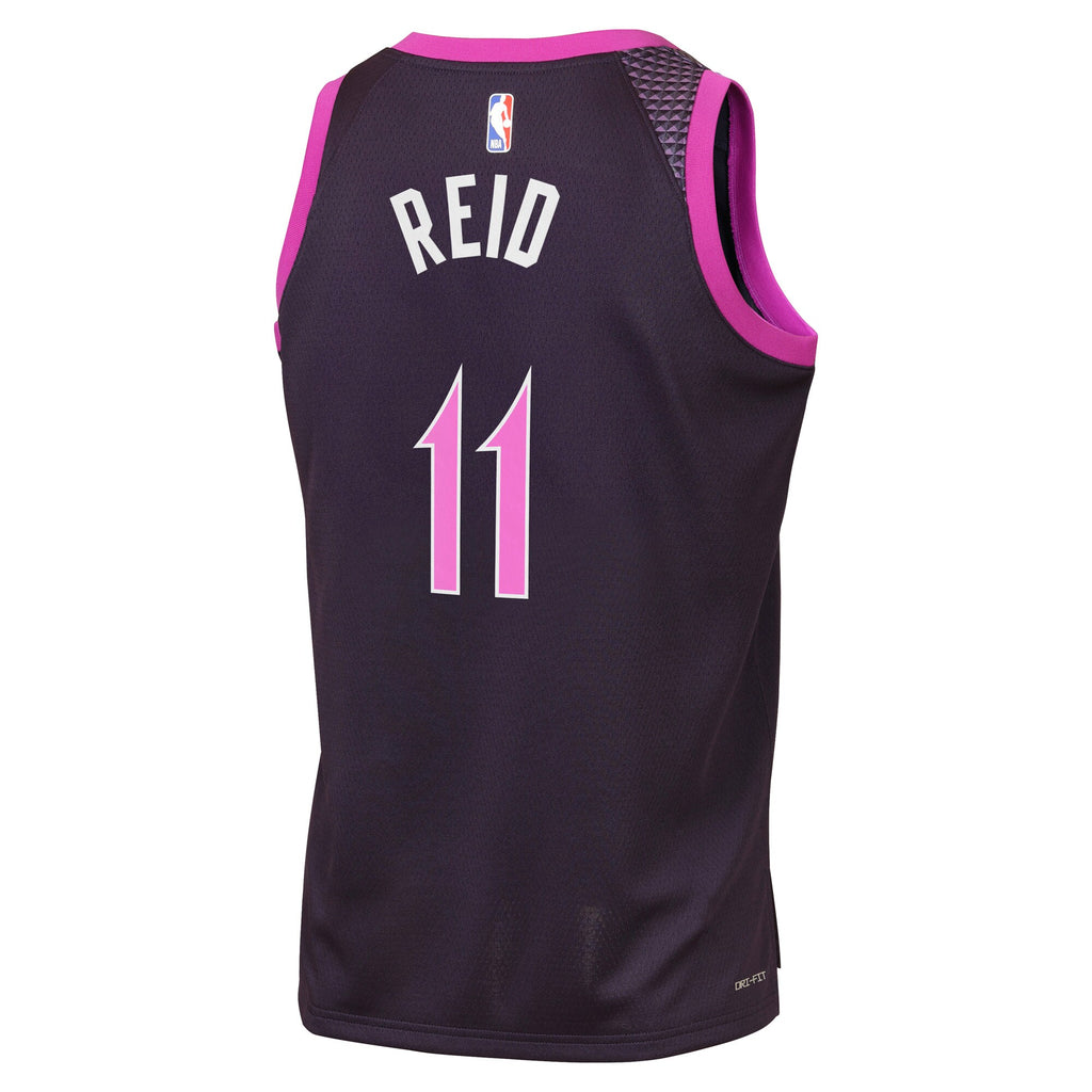 Minnesota Timberwolves NBA Nike 2025/26 City Edition Swingman Jersey - Black - Naz Reid - Youth