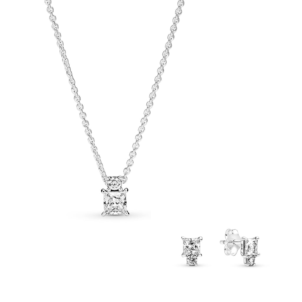 PANDORA Sparkling Jewellery Set Sterling Silver Giftsets Fashion Jewelry Gift For Women